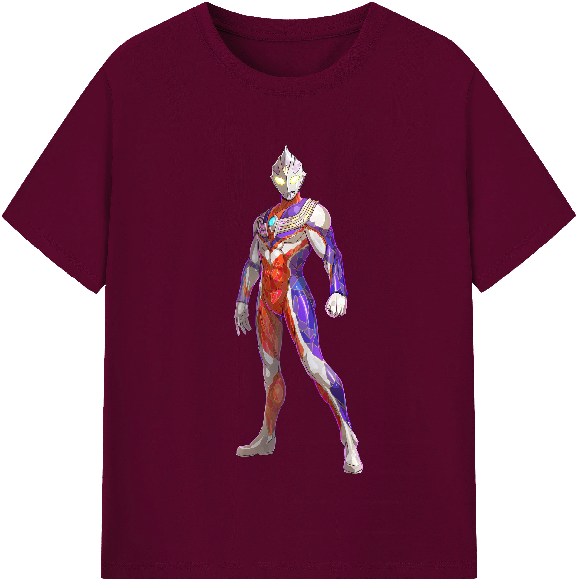 （画像用） ウルトラマン Ultraman レディースカジュアルプリントTシャツ（綿100％）